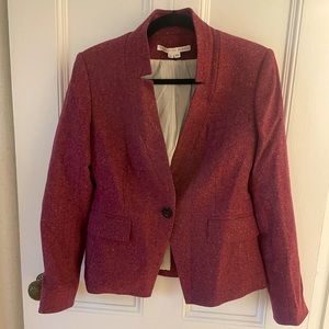 Veronica Beard Farley Dickey wool tweed blazer